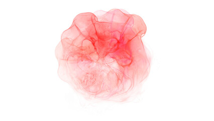 Abstract Red Smoke Nebula Sphere © background ghost 