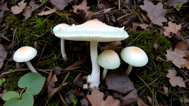 Chlorophyllum molybdites, which has the common names of false parasol, green-spored Lepiota and vomiter, is a widespread mushroom.
