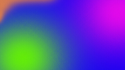 Fototapeta premium Vibrant neon gradient background features striking transitions between bright lime green blue and intense magenta hues