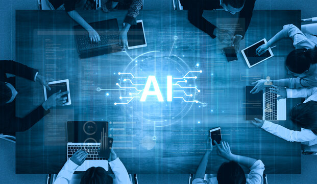 Futuristic software development concept featuring AI pair programmer, automated AI code generation, and real-time AI debugging. Ideal for DevOps and tech AI innovation. Corpus