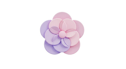 Fototapeta premium Pink and Purple Camellia Flower