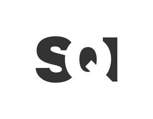 SQI logo design. Initial letter S Q I bold font style for tech startups, consulting, corporate branding. Creative company name, headlines typography identity, trendy logotype.