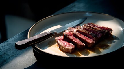 barbecue grill with meat