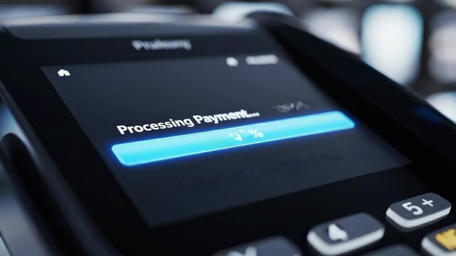 Point of sale terminal processing payment transaction