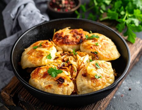 Krautfleckerl mit gebratenem Wei&szlig;kohl