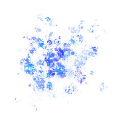 Fototapeta premium blue paint splash splatter artistic element
