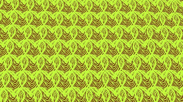 Abstract green grass background with seamless leaf texture pattern and natural decorative design