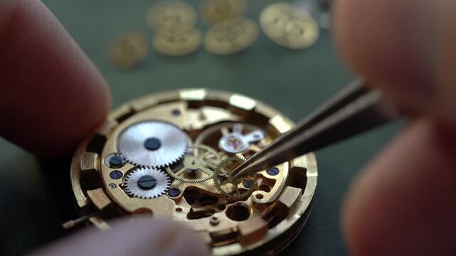 Mechanical watch repair, watchmaker's workshop