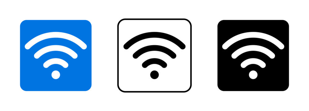 Wifi zone signal with free password vector for cool icon logo. Sticker sign symbol with router wave wlan for fi set round. Signage spot wifi with area free public for password poster wi-fi