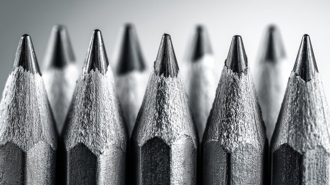 New Unsharpened Graphite Pencils Collection