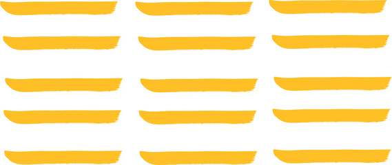 Obraz premium Abstract golden yellow handpainted horizontal brushstrokes creating a modern seamless pattern for various design backgrounds and creative projects