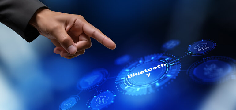 Bluetooth 7. New version of protocol. Wireless network new protocol high speed