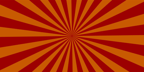 Background with retro rays. Vintage backdrop, boom, comic, circus pattern. Cartoon pop art template. Vector illustration © Rizki