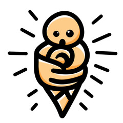 funny cartoon ice cream