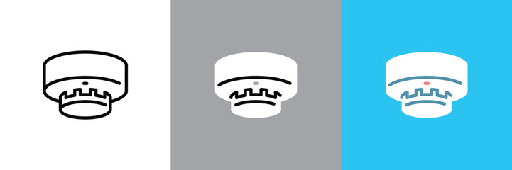 火災報知器のアイコン © WAWAWA