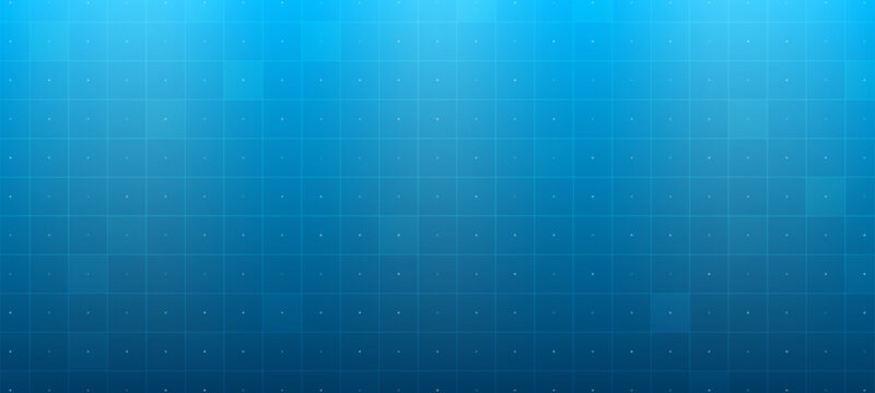 Blue grid with small dots for hud graphic. Digital cyber space display for futuristic technology presentation. Modern data pattern.