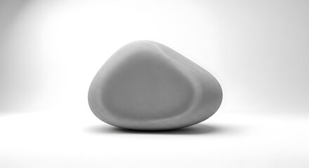 Smooth White Zen Stones Stack