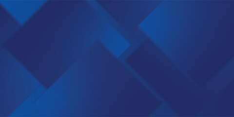 Obraz premium Abstract blue background with glowing geometric lines. Modern blue gradient square shape design. Futuristic technology concept. Suit for brochure, corporate, website, poster, banner, cover modern