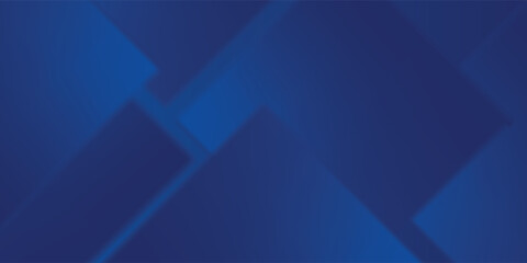 Obraz premium Abstract blue background with glowing geometric lines. Modern blue gradient square shape design. Futuristic technology concept. Suit for brochure, corporate, website, poster, banner, cover modern