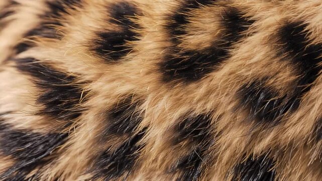 Macro wildlife detail of leopard fur texture showing rosettes and short hairs, wildlife, detail, rosettes, short hairs, animal, nature, close-up, pattern