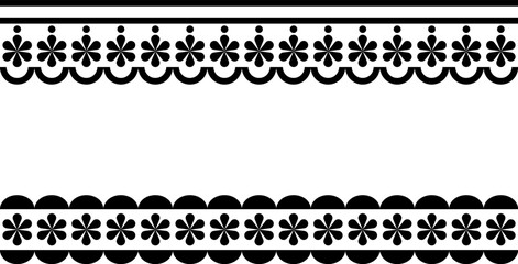 vector frames black on a white background, clipart