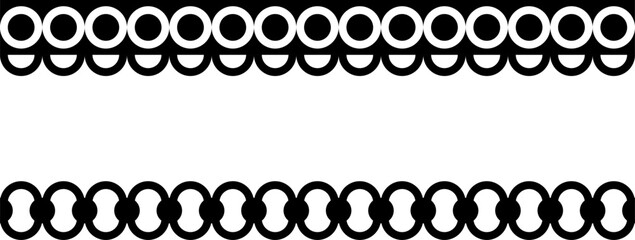 vector frames black on a white background, clipart