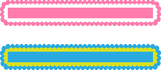 vector frames black on a white background, clipart