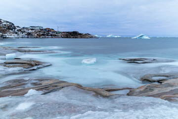 Obraz premium Ice in the sea. Greenland - Ilulissat