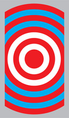target with flag