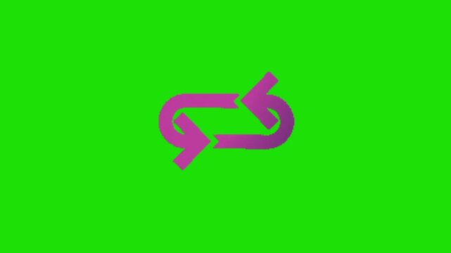 vector illustration of a symbol of repeat