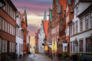 Photos from the center of L&uuml;neburg, a small town in northern Germany.