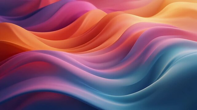 Mesmerizing ethereal abstract lightscape with vibrant luminous soft gradient flows and translucent fluid motion shifting seamlessly