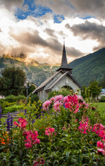 Chamonix Mont Blanc in summer