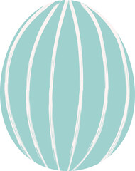 Easter Egg Striped Pattern