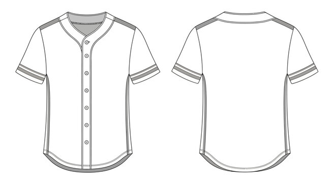 Baseball Shirt Front Back.