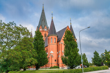 The Sankt Petri Kyrka or Saint Peter Church in Västervik (Vastervik) in Sweden © Pawel Pajor