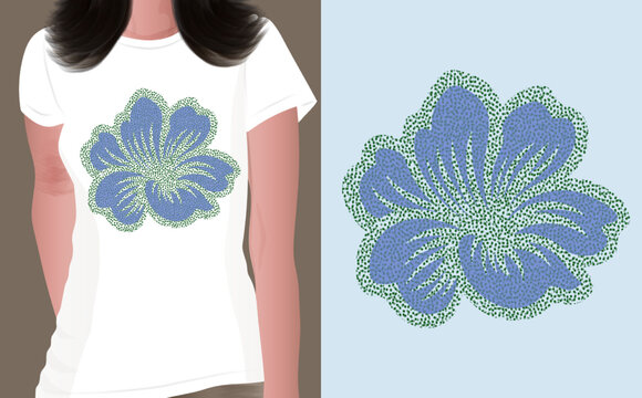 Valentine's love t shirt print design, Vector illustration lovely floral green purple color t shirt design. T-shirt design for 14th February romantic Valentine's Day.	
