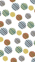 北欧風のドット背景イラスト　手描き　ドット背景