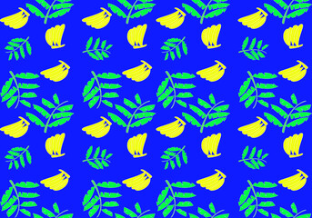 Fototapeta premium seamless pattern with feathers