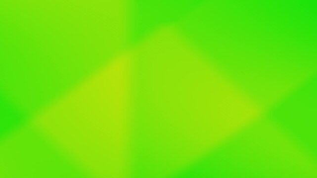 Abstract background video with green gradient and blue and darker green shapes