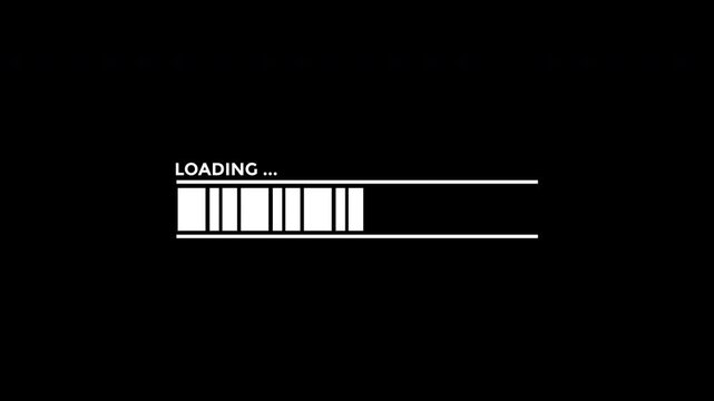 Loading data HUD for presentations, websites, and software applications. Simple and sleek design for progress indication in digital projects.