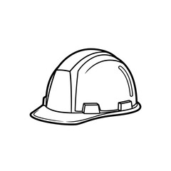 Construction Helmet for Safety and Industrial Work Environments