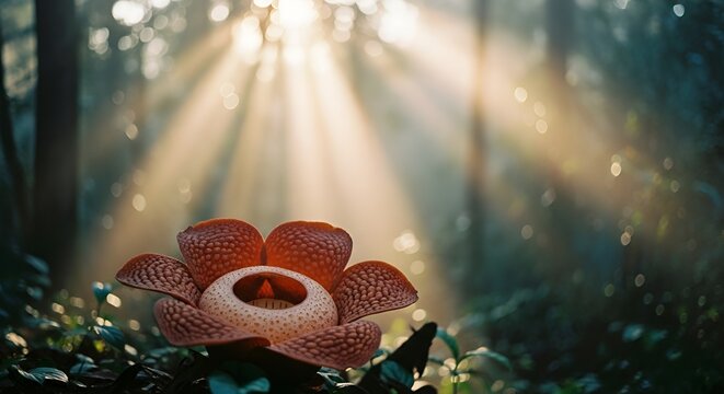 Pesona Rafflesia Arnoldii di Hutan Tropis: Keajaiban Flora Langka dalam Sorotan Cahaya Abadi