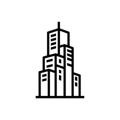 Obraz premium Modern Skyscraper Tall Building Architectural Design for Urban Skyline