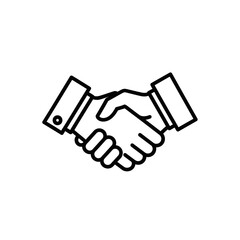 Obraz premium Professional Business Handshake Symbol Signifying Agreement and Cooperation