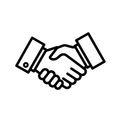 Obraz premium Professional Handshake Symbol Representing Agreement and Partnership
