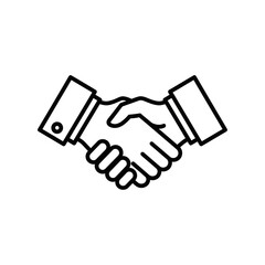 Professional Handshake Symbolizing Business Agreement and Partnership