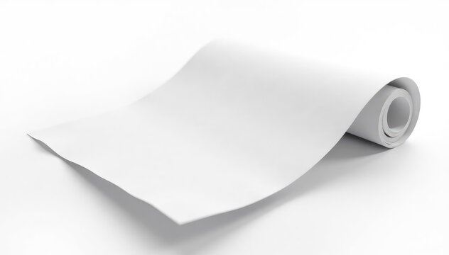 Close-up of ballot paper, isolated on white background, studio shot, template, pure