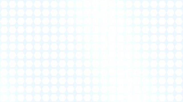White circles grid pattern on light blue background