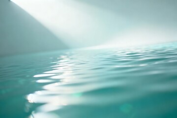 Fototapeta premium Water surface with light reflections